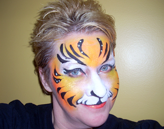 Tiger Face Painting